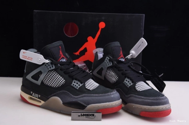 Kicked Out Shoe Store Retro Bred Air CV9388-001 Off Jordan White 4 x 0722